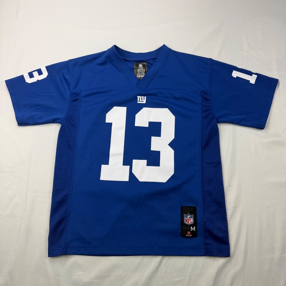NFL Team Apparel Jersey Kids Medium Blue Odell Beckham Jr. 13 NY Giants